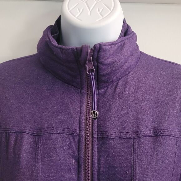 Lululemon Reversible Jacket INNER PEACE Fit & Flare Purple Yoga - Picture 5 of 16